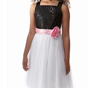Bloome Sequin Top Tulle Dress Girls Plus 12.5 NWT